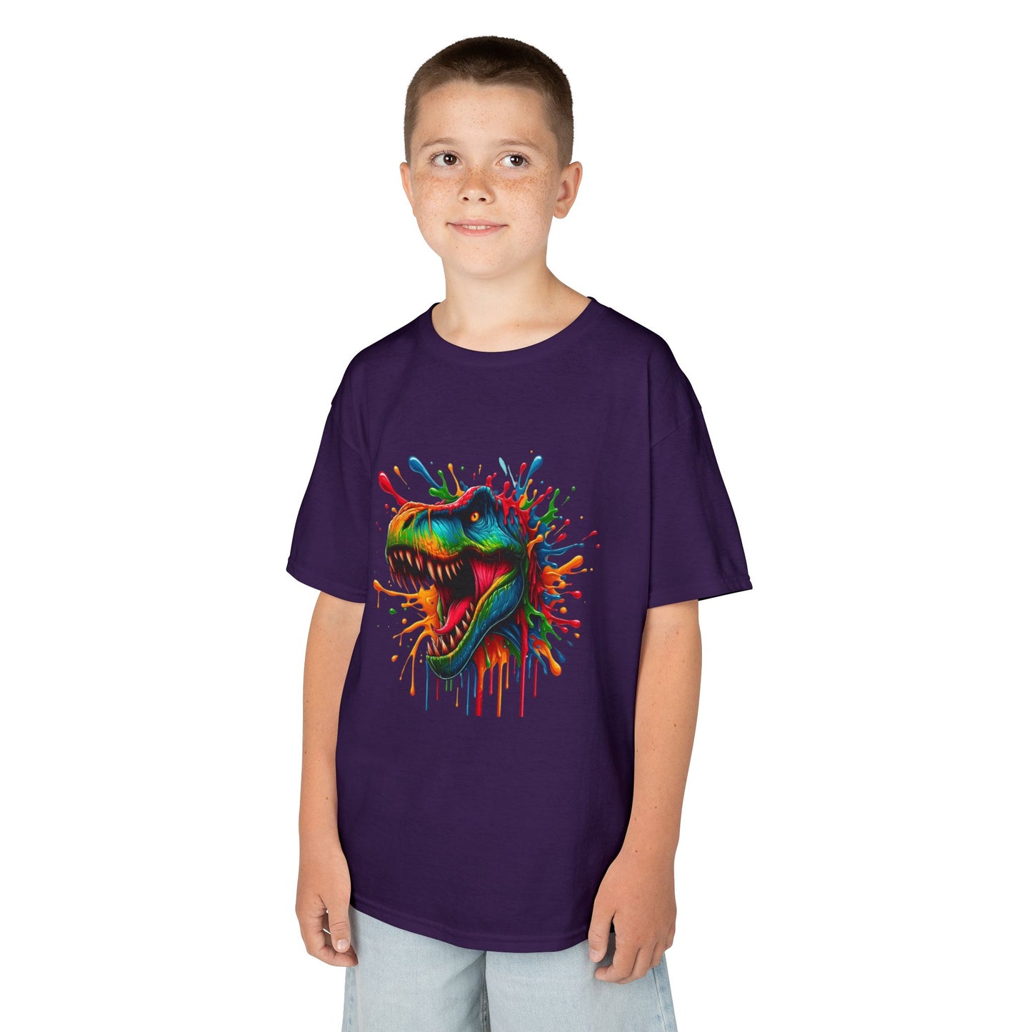 Colorful Dinosaur Kids Heavy Cotton™ Tee