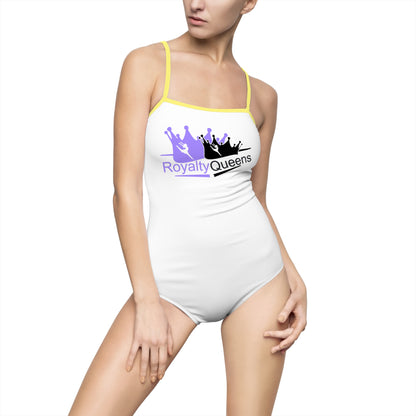 Royalty Queens Women's One-Piece Swimsuit - Stylish Swimwear for Beach Days, Pool Parties, Summer Vacations, Family Gatherings, and [...]