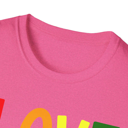 Love Has No Gender Unisex T-Shirt, LGBTQ+ Pride Tee, Comfort Fit Shirt, Gift for Allies, Inclusivity Apparel, Birthday Celebration Top