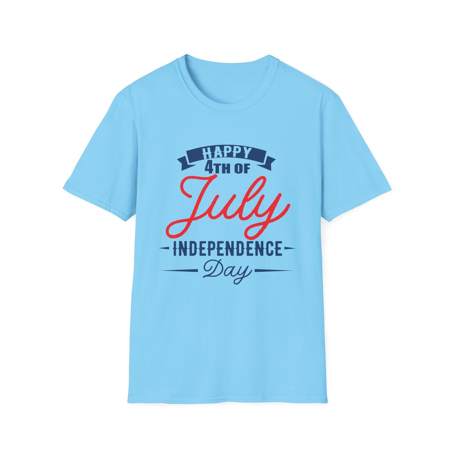 Happy 4th of July Unisex T-Shirt, Independence Day Tee, Summer Celebration Shirt, Patriotic Apparel, Casual Festival Wear