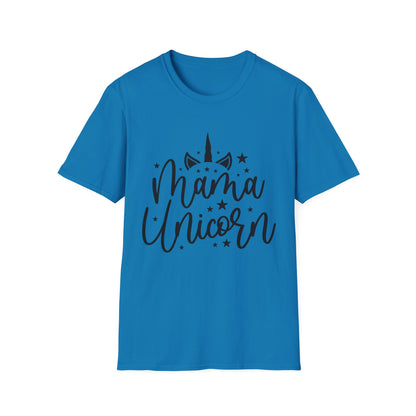 Mama Unicorn Unisex Softstyle T-Shirt – Perfect Gift for Moms, Magical Occasions & Everyday Wear