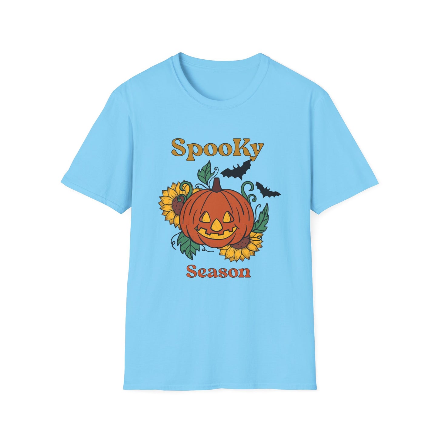 Spooky Season Unisex T-Shirt, Halloween Shirt, Pumpkin Tee, Fall Clothing, Festive Apparel