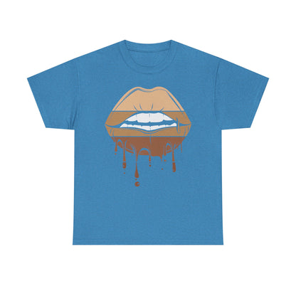Chic Bold Lip Graphic Tee - Unisex Heavy Cotton