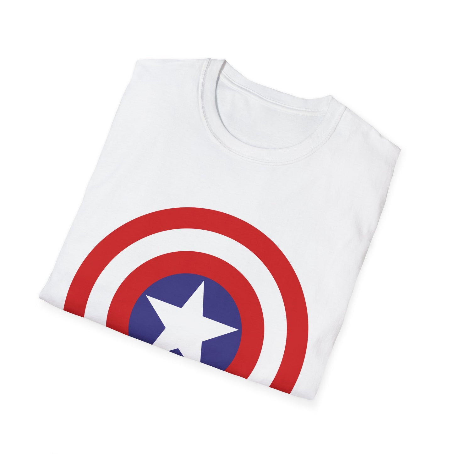 Captain-Inspired Unisex Softstyle T-Shirt, Superbowl Fan Tee, Superhero Gift, Comic Birthday Shirt, Casual Everyday Wear, Graphic Crew [...]