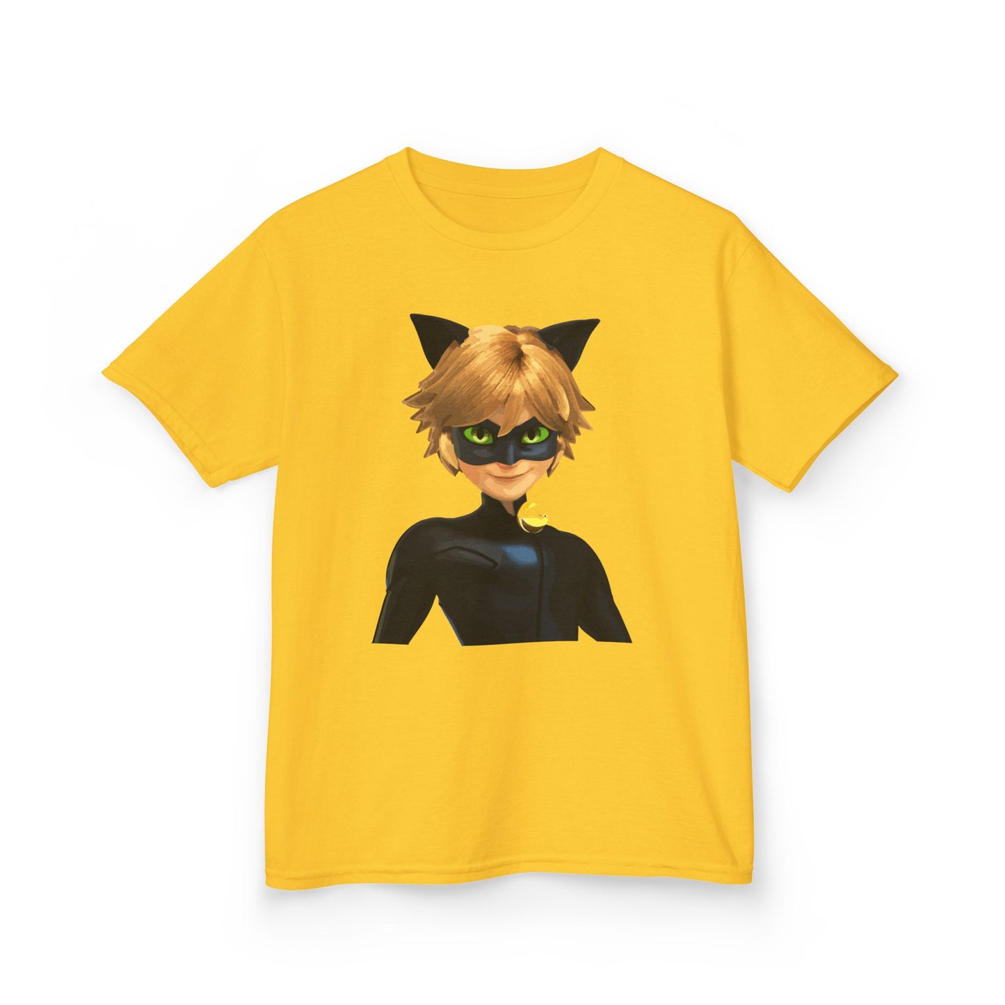 Kids Cat Superhero Tee, Cartoon Shirt, Children's Birthday Gift, Fun Playwear, Gift for Kids, Cat Lover Gift