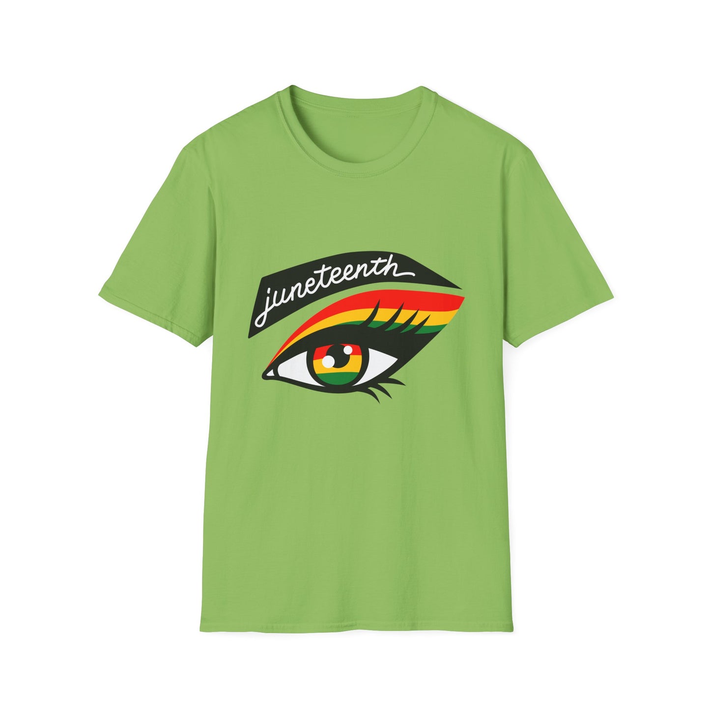 Juneteenth Eye Graphic T-Shirt, Unisex Tee, Afrocentric Apparel, Celebratory Wear, Black History Month Gift, Inclusive Fashion