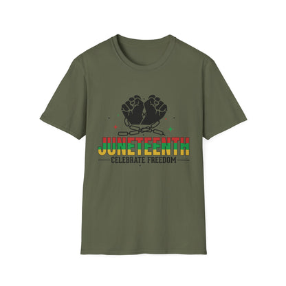 Juneteenth Freedom T-Shirt, Celebrate Freedom Tee, Unisex Graphic Shirt, African American History Apparel, Souvenir Gift for Juneteenth