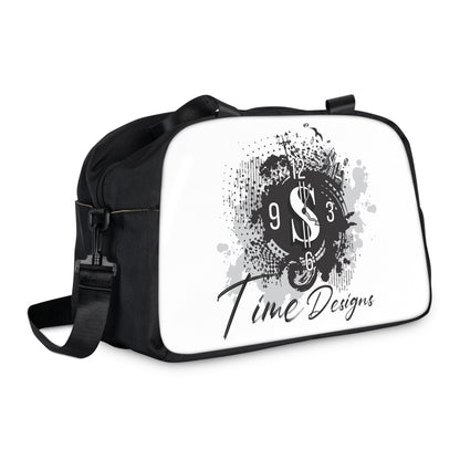 Fitness Handbag with Stylish Time Designs, Workout Bag, Gym Tote, Active Lifestyle Accessory, Travel Companion, Unique Gift Idea