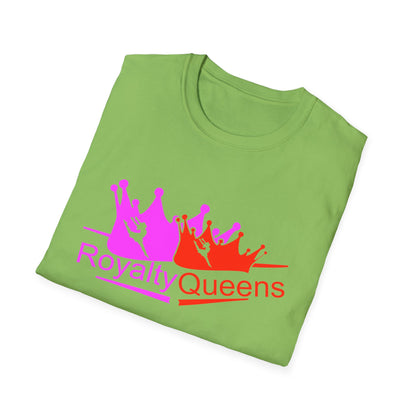 Royalty Queens T-Shirt - Celebrate Your Inner Queen, Unisex Softstyle Tee, Ideal for Birthdays, Pride Events, Feminist Gatherings, [...]