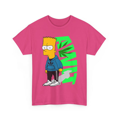 Bart Simpson Cannabis Vibe Unisex Heavy Cotton Tee