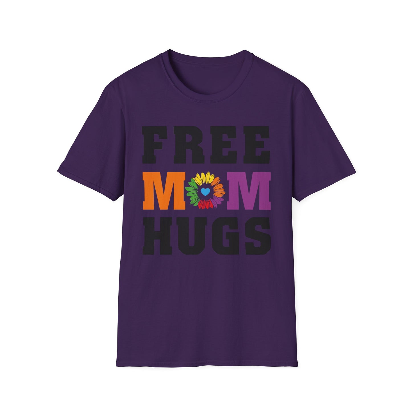 Free Mom Hugs Unisex Softstyle T-Shirt, Perfect for Mother's Day, Gift for Moms, Fun Family Gatherings, LGBTQ Support Tee, Summer [...]