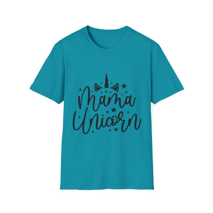 Mama Unicorn Unisex Softstyle T-Shirt - Fun & Stylish Gift for Moms