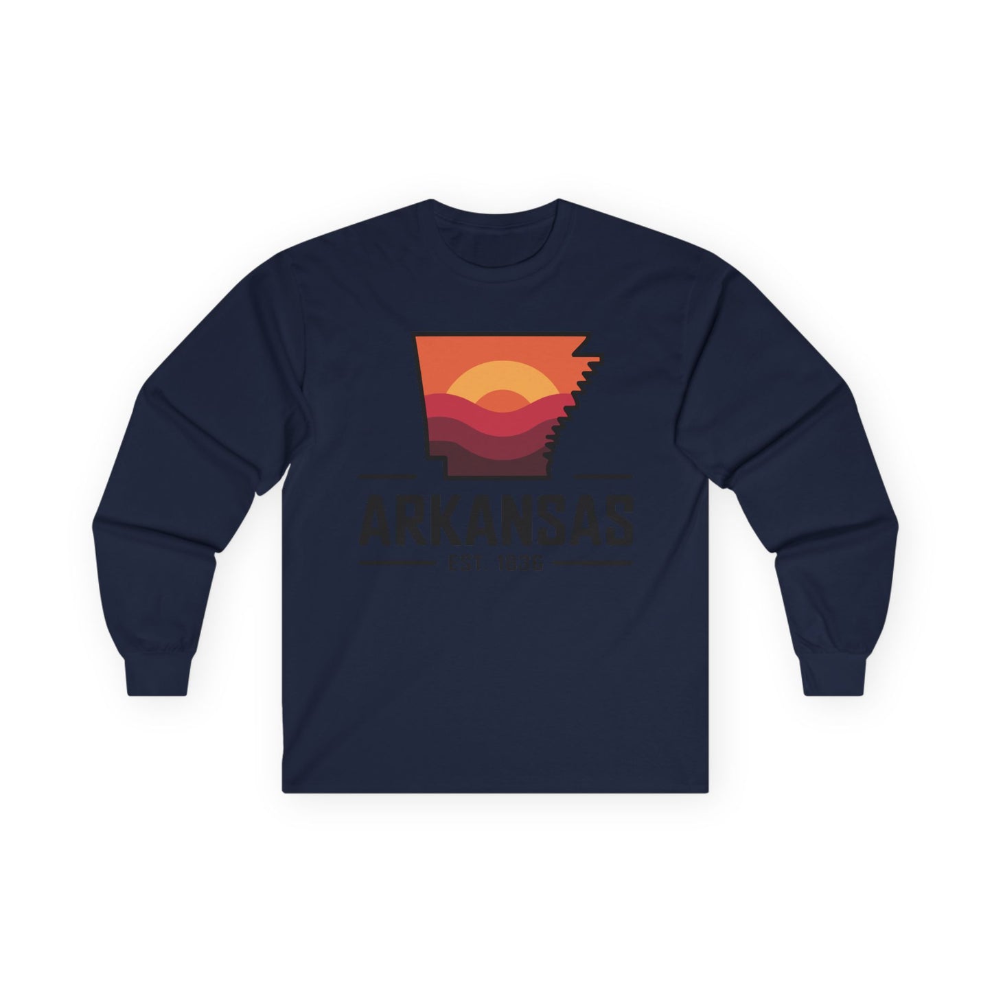 Arkansas Sunset Long Sleeve Tee — AR State Est. 1836