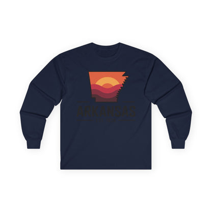 Arkansas Sunset Long Sleeve Tee — AR State Est. 1836