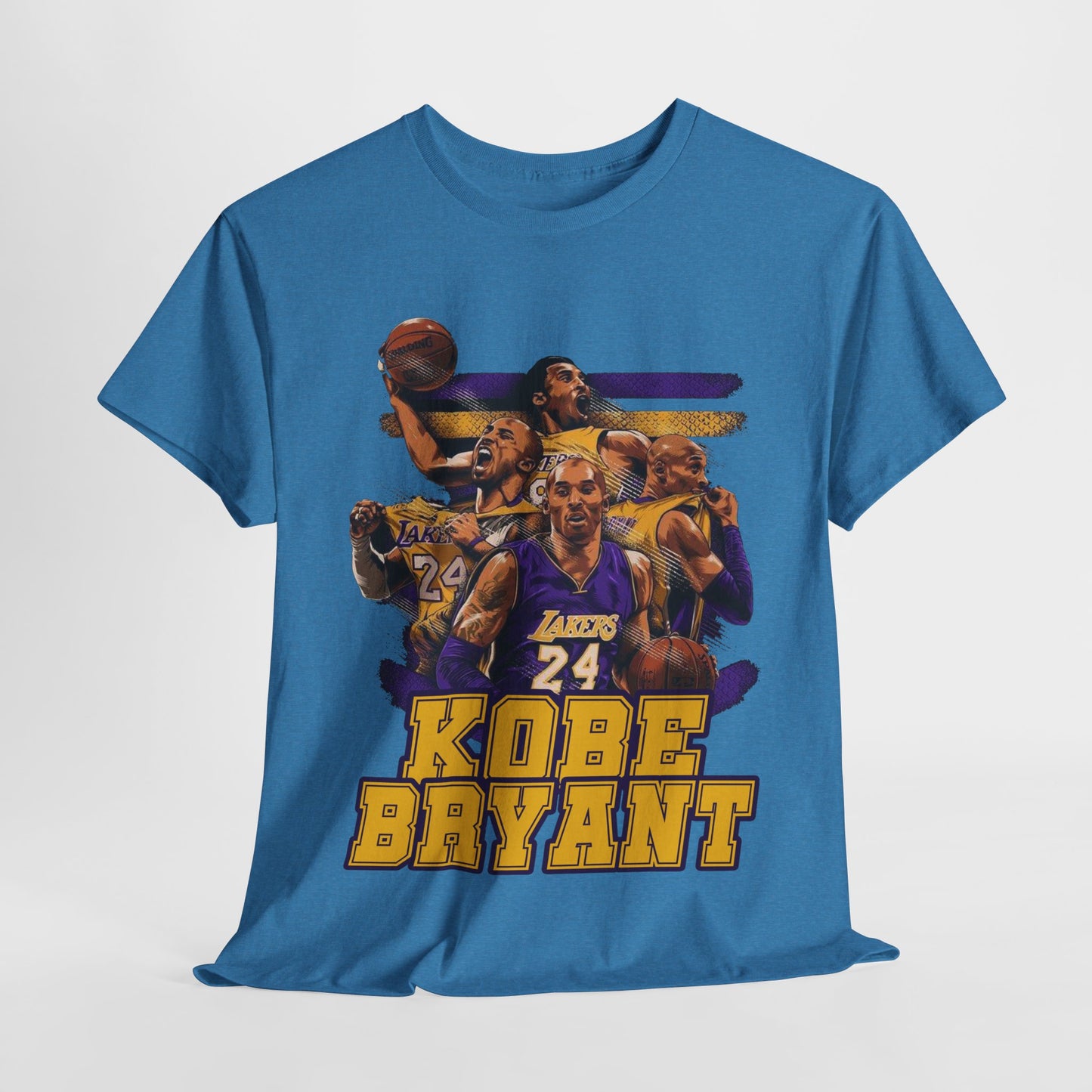 Kobe Bryant Tribute Unisex Heavy Cotton Tee - Basketball Legend Shirt