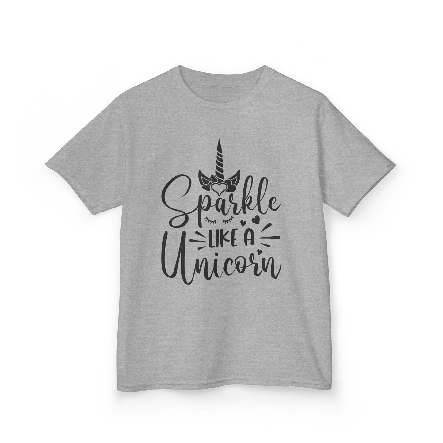 Sparkle Like A Unicorn Kids Tee - Fun & Colorful Cotton Shirt