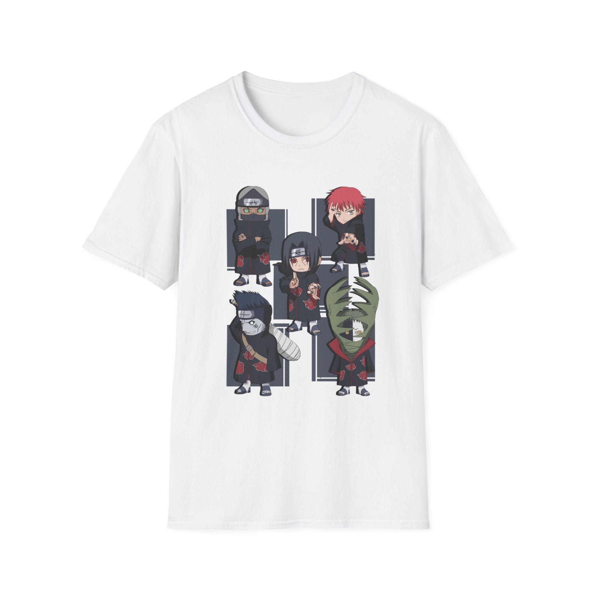 Anime Character Unisex Softstyle T-Shirt - Cool Graphic Tee for Fans
