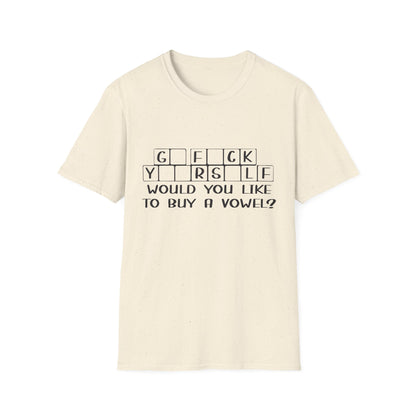 Funny Unisex T-Shirt - "G F C K Y R S L F" Graphic Tee - Perfect Gift for Casual Wear
