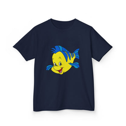 Kids Cartoon Fish Tee - Fun Summer T-Shirt, Gift for Birthday, Beach Day, Family Outings, Vacation Wear