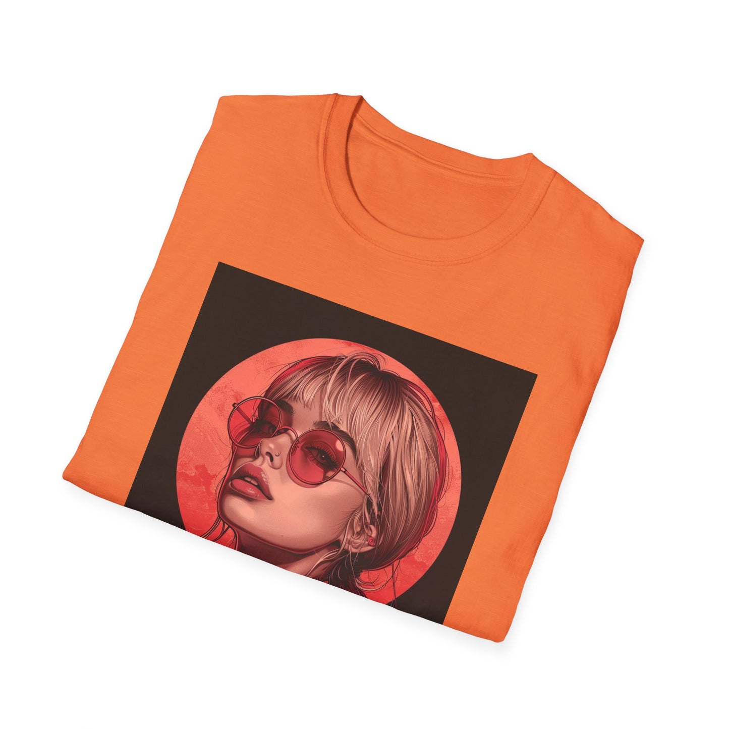 Retro Chic Graphic T-Shirt with Stylish Artwork