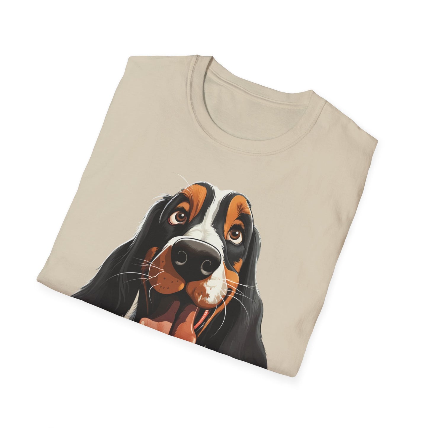 Cute Dog Graphic Unisex Softstyle T-Shirt - Perfect for Pet Lovers