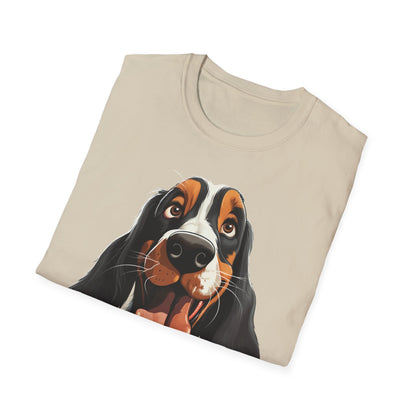 Cute Dog Graphic Unisex Softstyle T-Shirt - Perfect for Pet Lovers