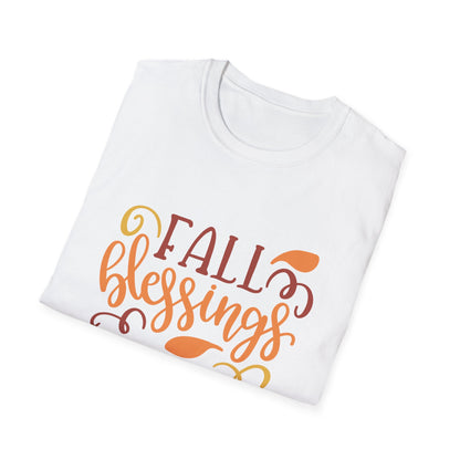 Fall Blessings T-Shirt, Cute Autumn Tee, Thanksgiving Gift, Cozy Casual Wear, Seasonal Graphic Shirt