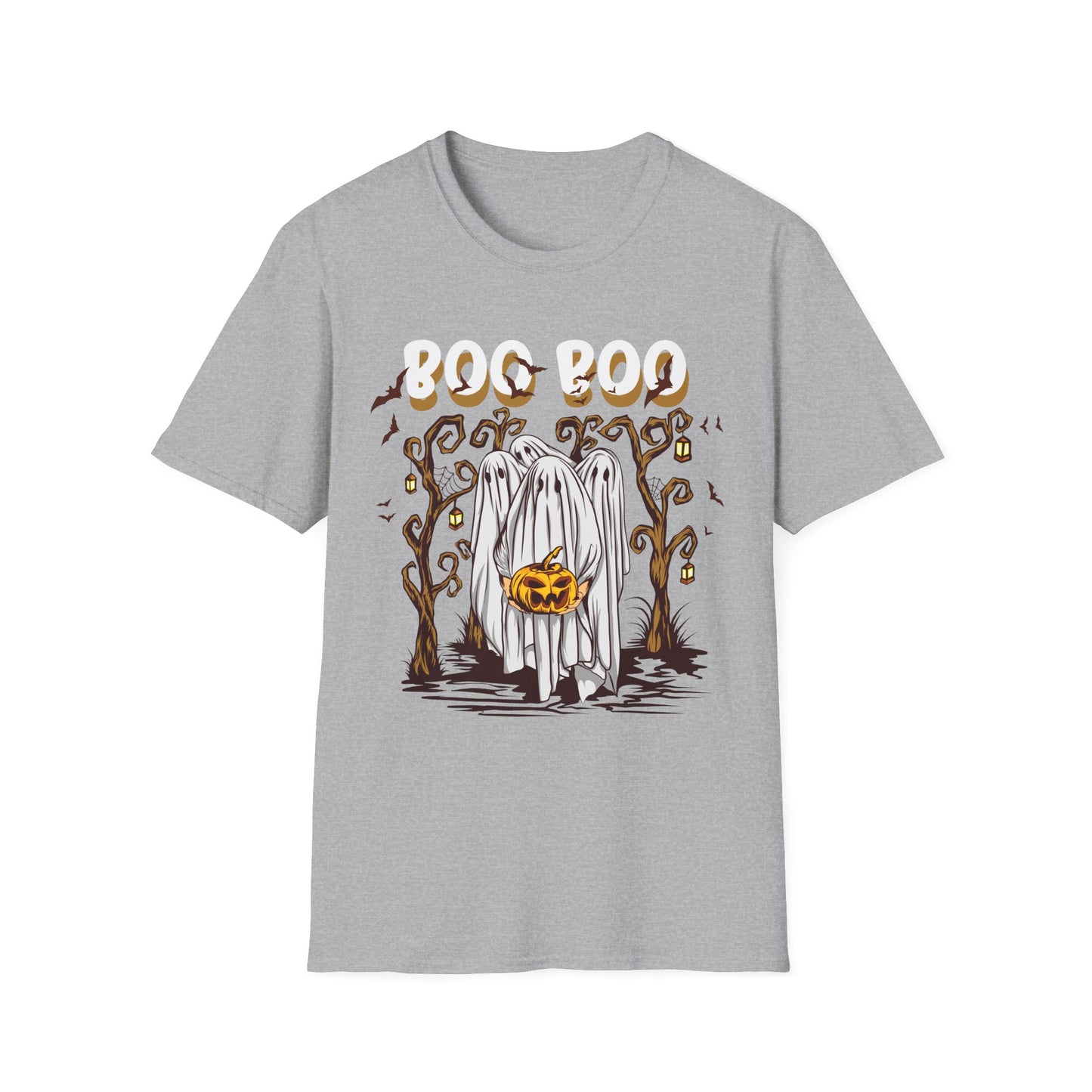 Spooky Pumpkin T-Shirt for Halloween, Unisex Graphic Tee, Fall Fashion, Trick or Treat Shirt, Festival Wear, Cozy October Style