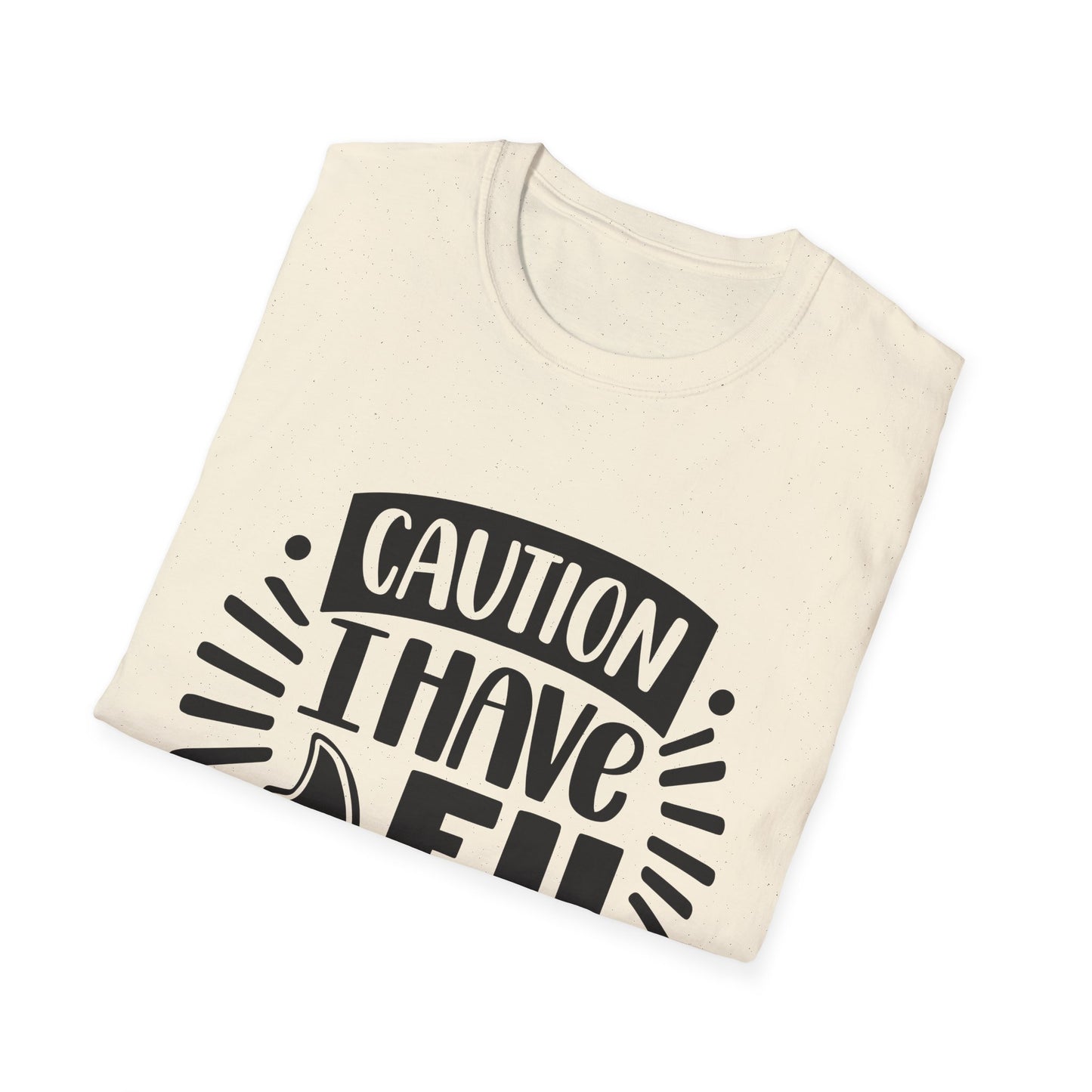 Caution: I Have No Filter Unisex Softstyle T-Shirt - Fun and Quirky Graphic Tee for Casual Wear