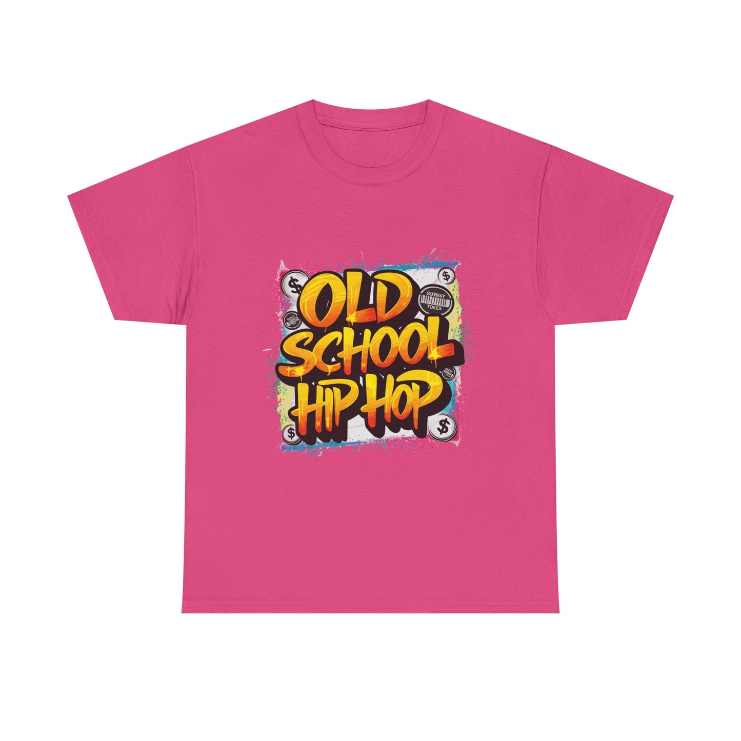 Old School Hip Hop Unisex Heavy Cotton Tee, Retro Streetwear Shirt, Gift for Music Lovers, Vintage Hip Hop Apparel, Cool Graphic Tee