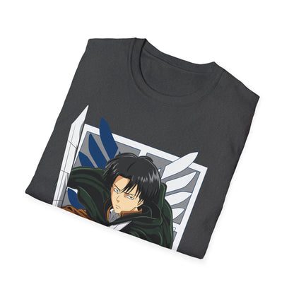 Anime-Inspired Unisex Softstyle T-Shirt, Casual Tee, Gift for Otaku, Geek Apparel, Perfect for Conventions, Everyday Wear, Birthday Gift