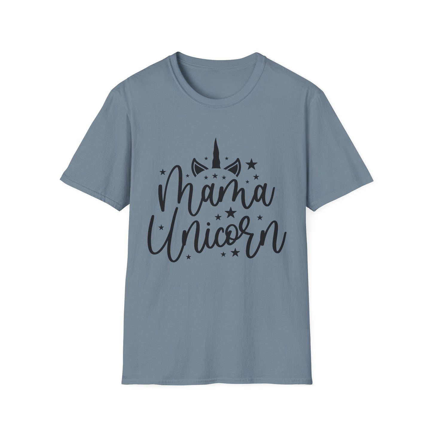 Mama Unicorn Unisex Softstyle T-Shirt – Perfect Gift for Moms, Magical Occasions & Everyday Wear