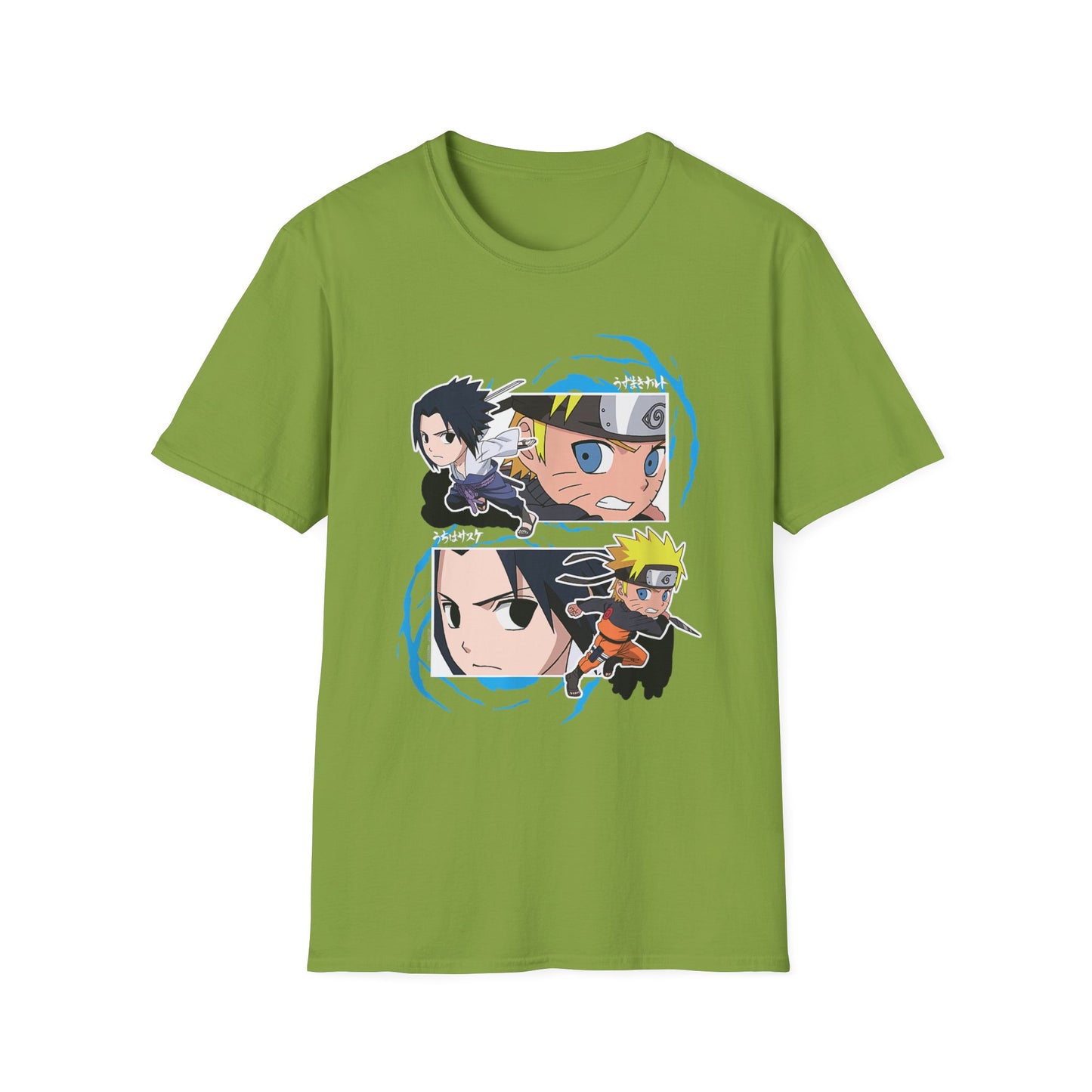 Anime naruto Adventure Unisex Softstyle T-Shirt - Naruto Characters Design