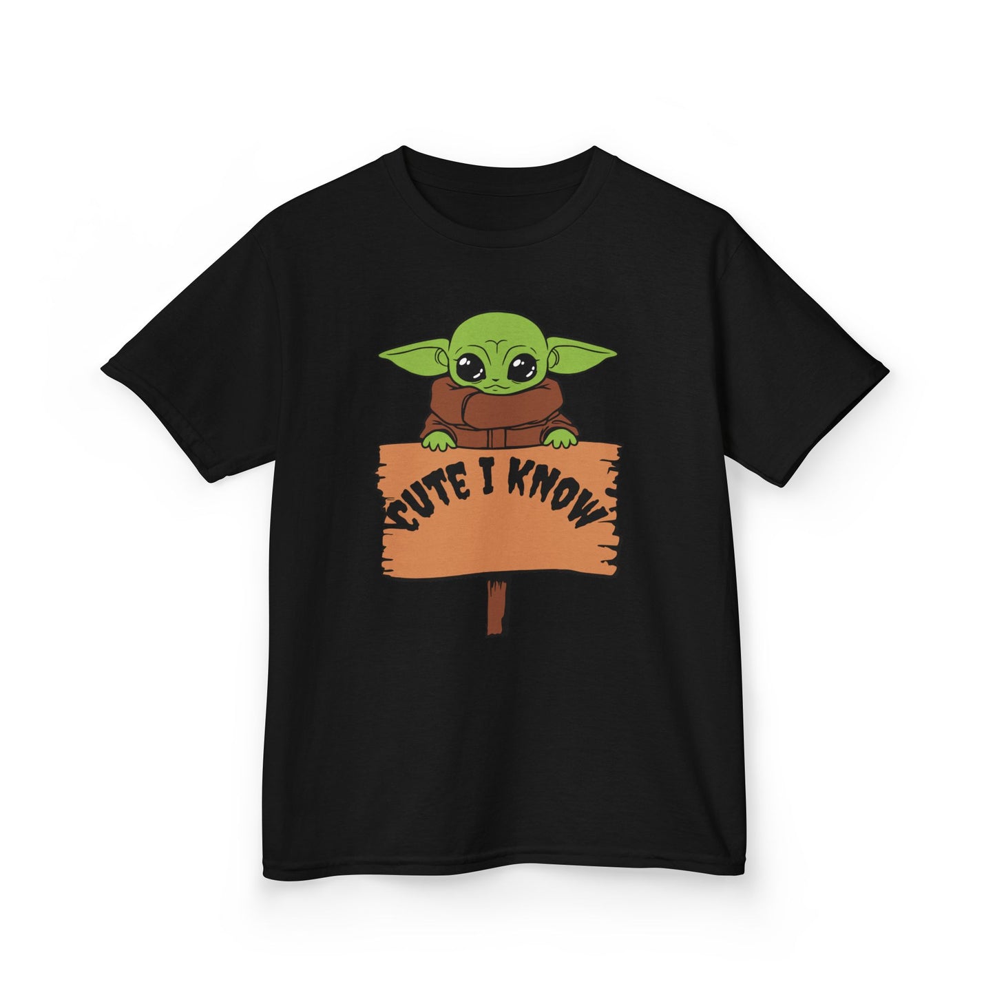 Cute Baby Alien Kids Tee - "Cute I Know" Design for Trendy Kids