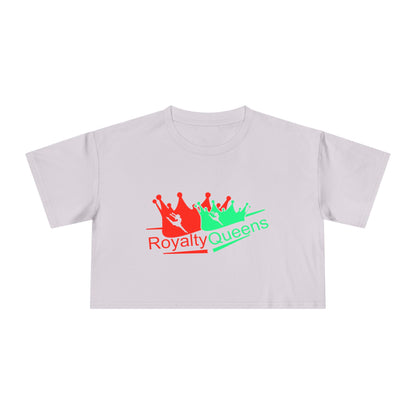Royalty Queens Cropped Tee - Fun Style, Perfect for Celebrations, Birthdays, Casual Wear, Self-Love, Women's Fashion
