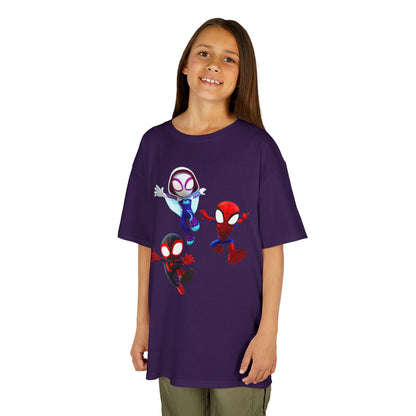 Kids Spider-Man Adventure Tee - Fun and Cozy Cotton T-Shirt for Young Superhero Fans