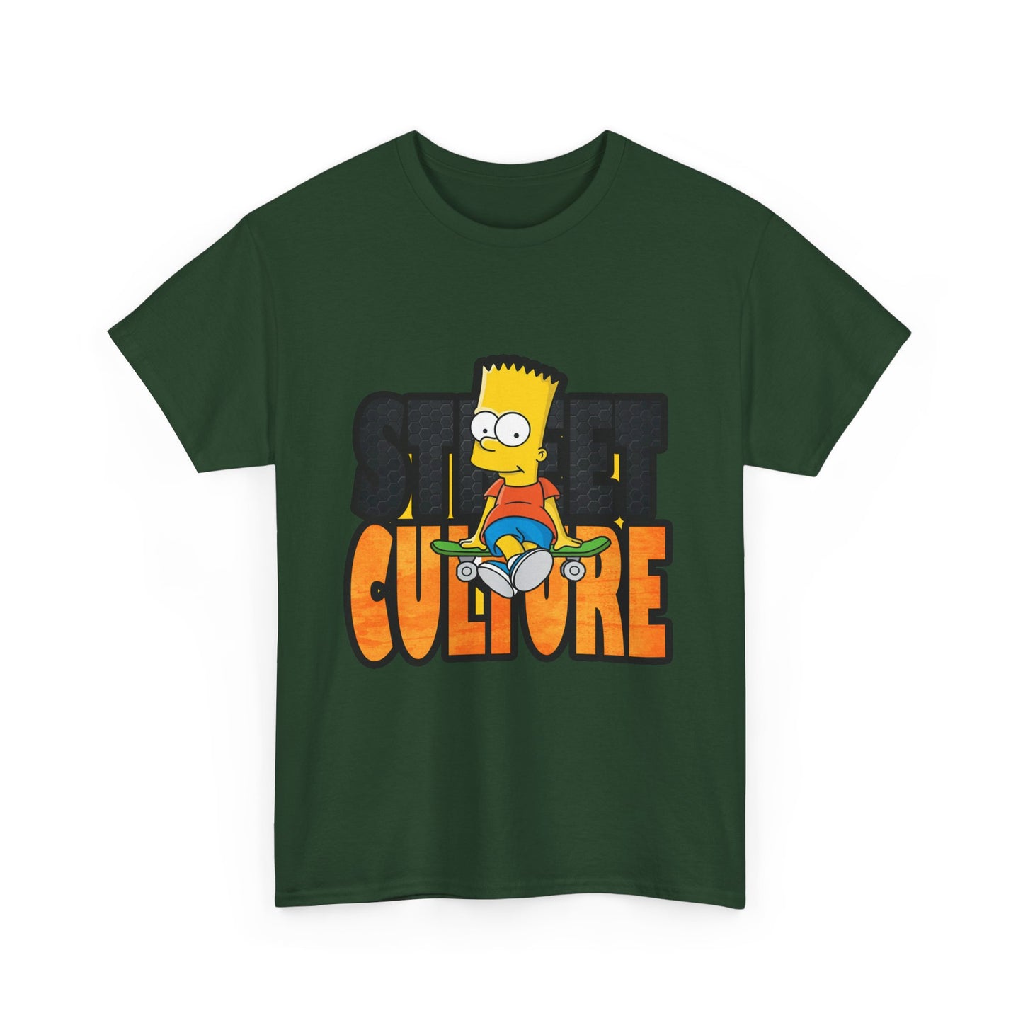 Retro Bart Simpson Unisex Heavy Cotton Tee - Street Culture Vibe
