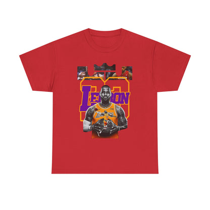 LeBron James Unisex Heavy Cotton Tee - Basketball Fan Apparel
