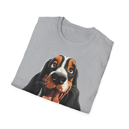 Cute Dog Graphic Unisex Softstyle T-Shirt - Perfect for Pet Lovers