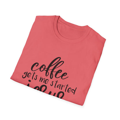 Coffee & Jesus Unisex Softstyle T-Shirt - Inspirational Christian Tee