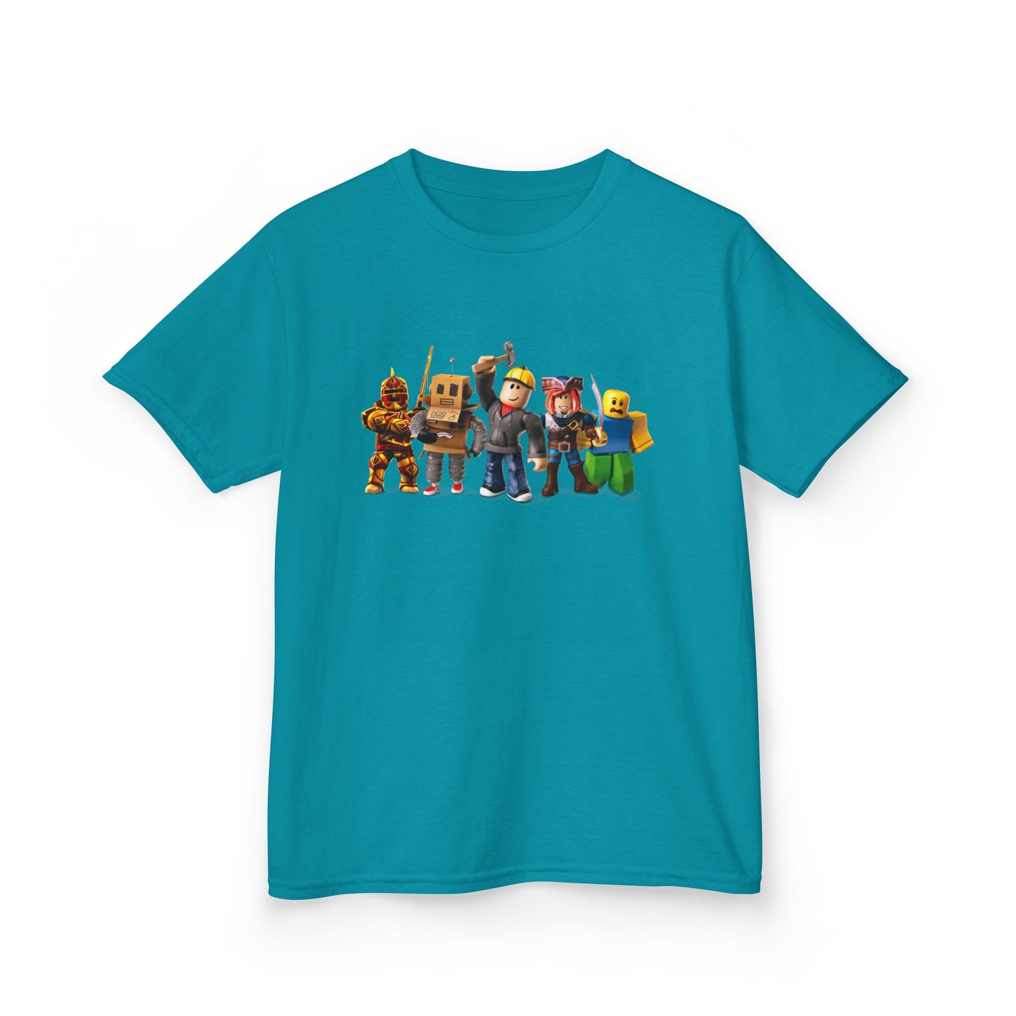Minecraft Characters Kids Tee, Gamer T-Shirt, Fun Casual Wear, Birthday Gift, Children's Apparel