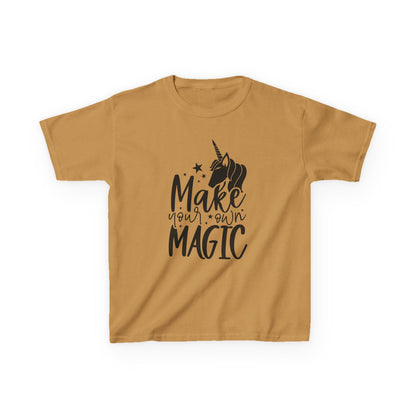 Kids Unicorn Magic Tee - 'Make Your Own Magic' Cotton Shirt