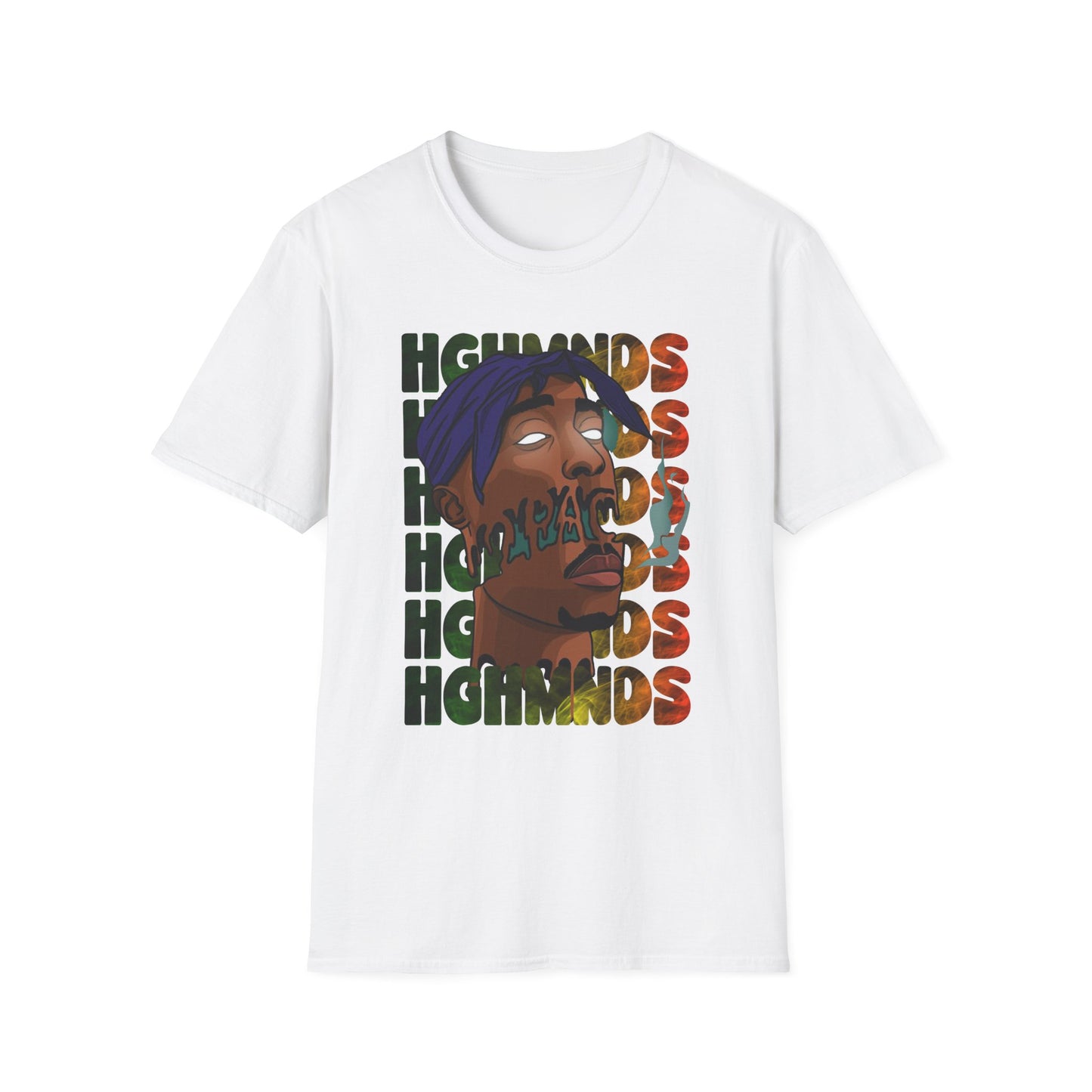 High minds Unisex Softstyle T-Shirt - Unique Artistic Design