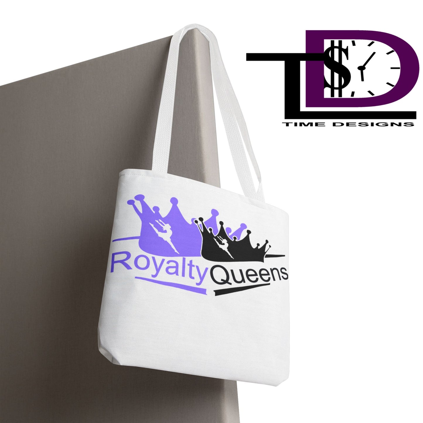 Royalty Queens Tote Bag, Stylish Shopping Tote, Gift for Queens, Dance Enthusiast Bag, Birthday Tote, AOP Design