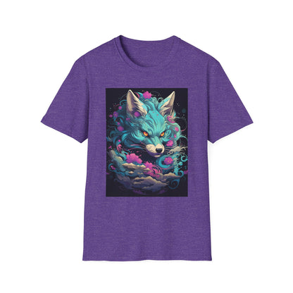 Mystical Wolf T-Shirt | Unisex Softstyle Tee, Fantasy Apparel, Gift for Nature Lovers, Unique Statement Shirt, Casual Fashion