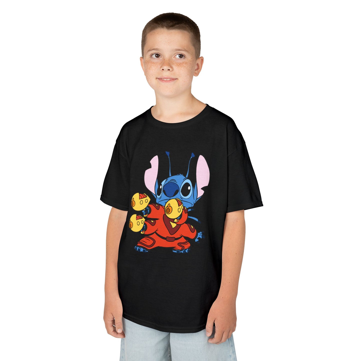 Colorful Kids Tee with Fun Cartoon Design