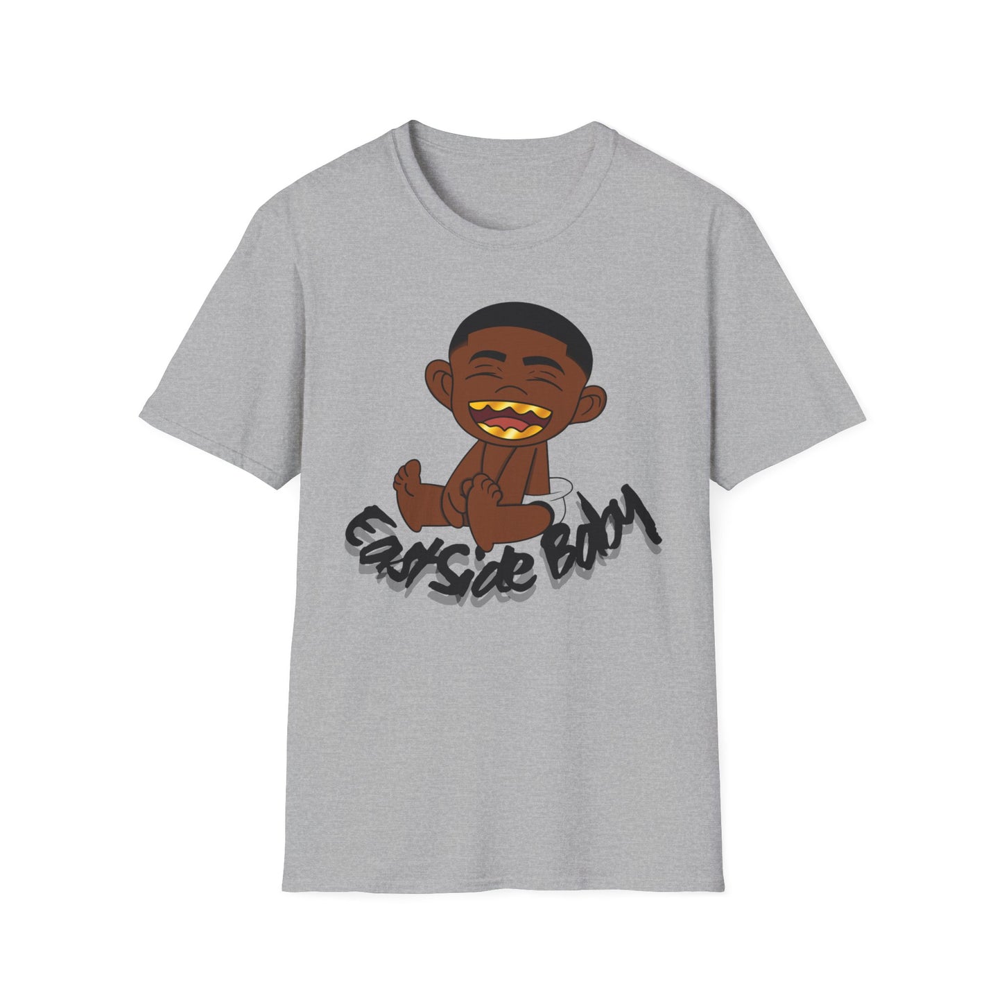 Unisex Softstyle T-Shirt - 'Eastside baby' Fun Graphic Tee