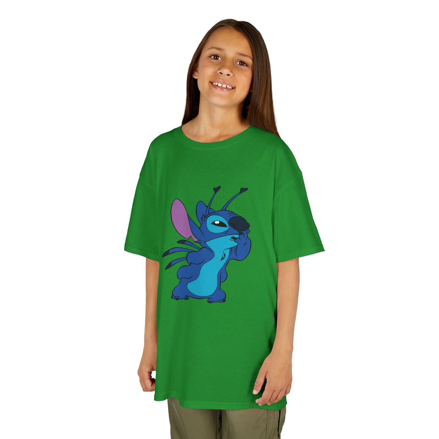 Kids Cotton Tee - Cute Stitch Design for Fun Adventures