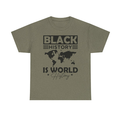 Black History Awareness Tee, Unisex Cotton T-Shirt, Black History Month Shirt, Cultural Pride Apparel, Educational Gift