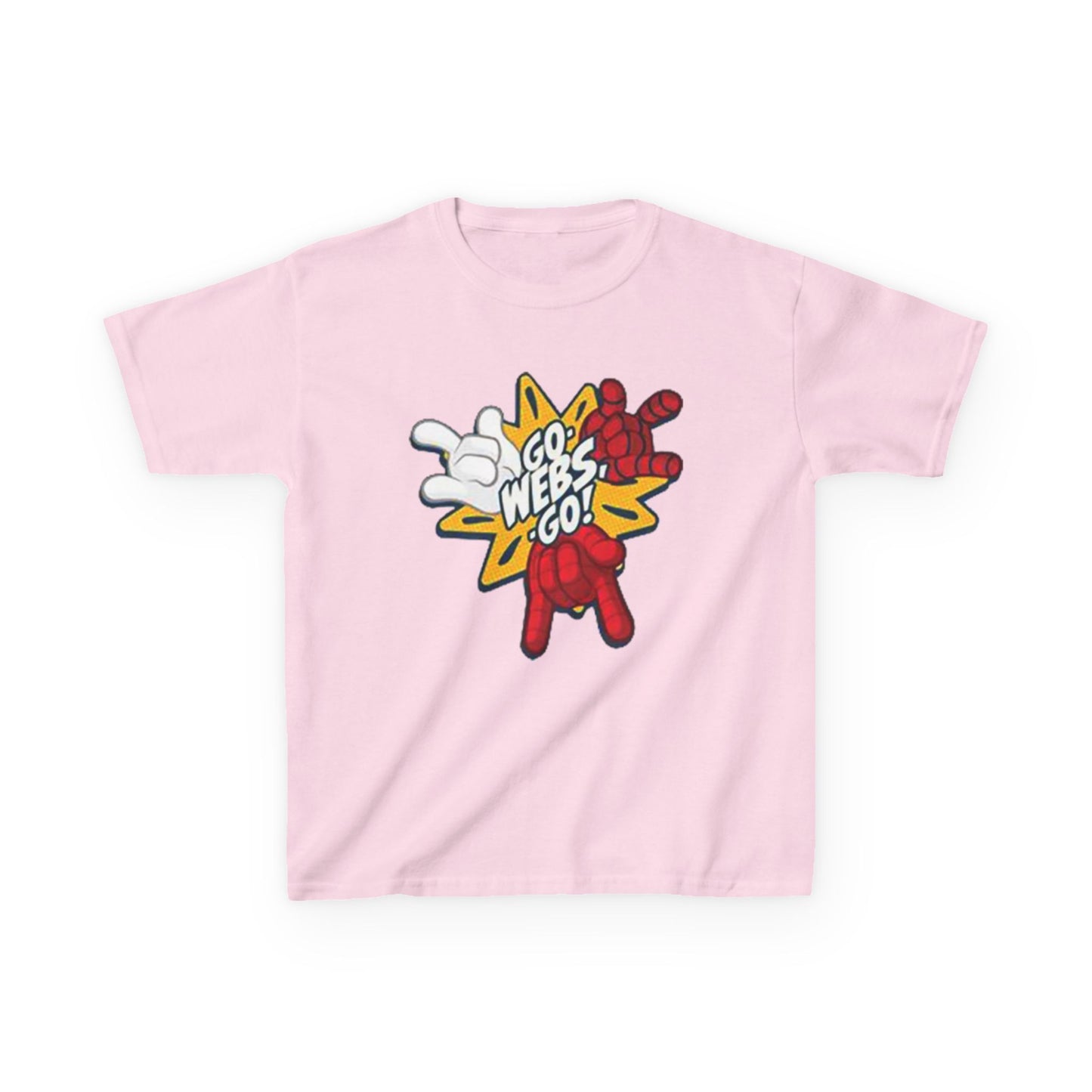 Kids Superhero Graphic Tee - Go Webs Go!